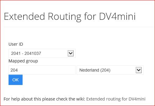 Extended routing